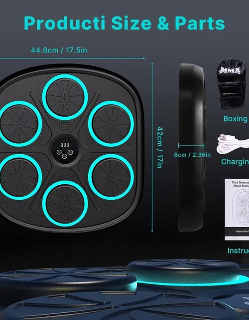 Load image into Gallery viewer, Smart Music Boxing Machine: Home Wall-Mounted Training Gear - Bluetooth Interactive Fun - Fitness and Reflex Improvement Boxing