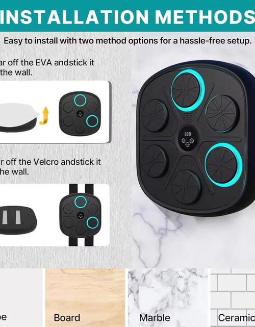 Load image into Gallery viewer, Smart Music Boxing Machine: Home Wall-Mounted Training Gear - Bluetooth Interactive Fun - Fitness and Reflex Improvement Boxing