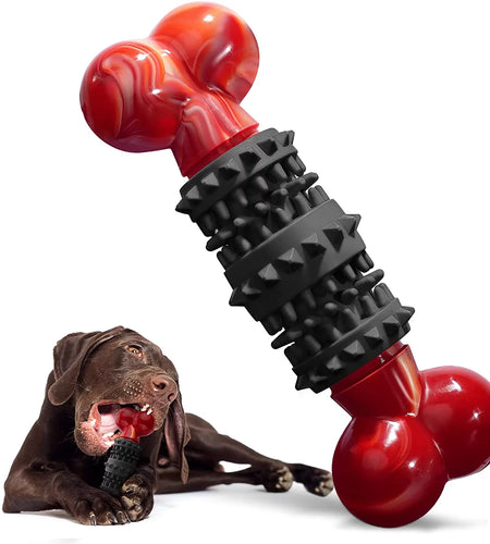 Dog Toy, Dog Toys for Aggressive Chewers, Durable Rubber Chew Toys, Teal