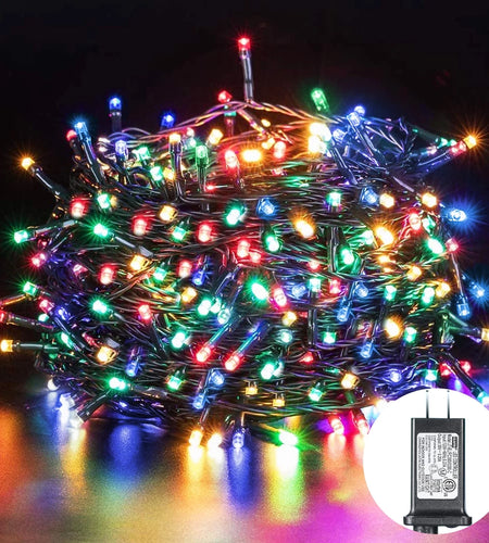 82Ft Christmas String Lights 1000LED, Plug in Christmas Tree Lights with 8 Modes & Memory, Auto Timer Waterproof Decor for Thanksgiving Christmas