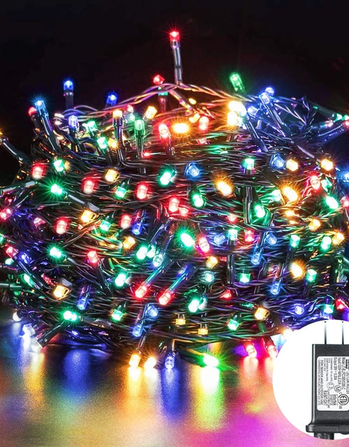 Load image into Gallery viewer, 82Ft Christmas String Lights 1000LED, Plug in Christmas Tree Lights with 8 Modes &amp; Memory, Auto Timer Waterproof Decor for Thanksgiving Christmas
