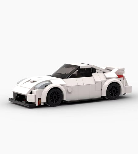 206Pcs 350Z Moc Speed Champions Racer Cars City Sports Vehicle Building Blocks Creative Garage Toys for Boys