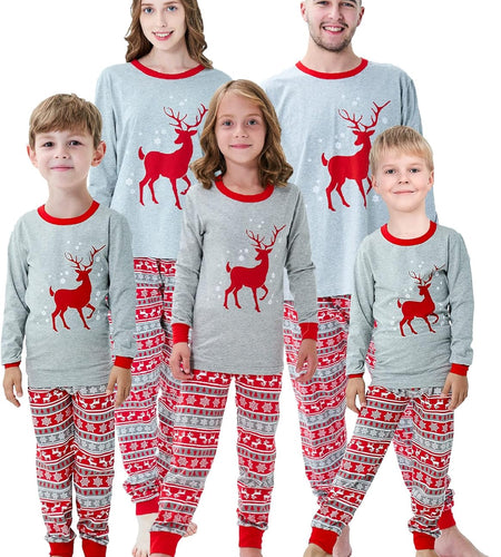 Family Matching Christmas Pajamas Boys Girls Holiday Pajamas Kids Sleepwear Christmas Pjs