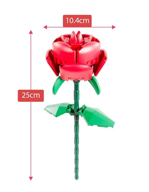 Load image into Gallery viewer, Flower Bouquet Building Blocks Kit DIY Flowers Block Toys Set Valentine&#39;S Day Rose Bricks Set Gift for Girls Friends Adults
