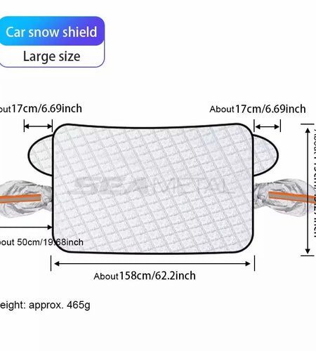 Magnetic Car Windshield Snow Shield Four Seasons Car Cover Front Window anti UV Frost Protection Snow Cover Sunshade