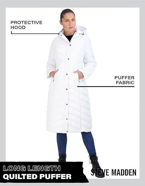 Load image into Gallery viewer, Women’S Winter Jacket – Long Length Quilted Maxi Puffer Parka Coat (S-3X)
