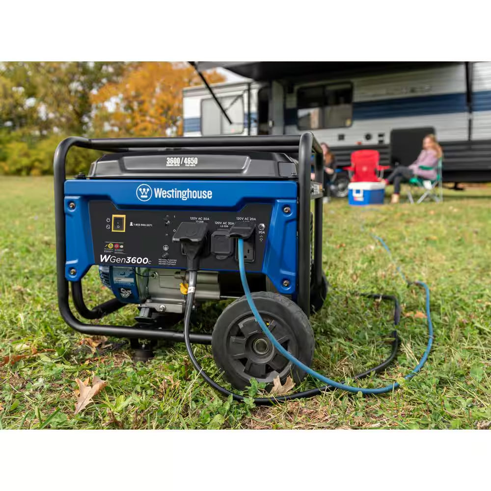 4,650/3,600-Watt Dual Fuel Gas and Propane Powered Portable Generator with Remote Electric Start