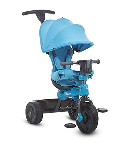 Tricycoo 4-In-1 Baby Tricycle for Kids, Blue