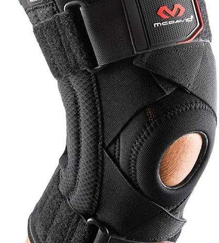 Knee Brace Support with Side Stays & Compression. Knee Sleeve Cross Straps for Knee Stability, Patellar Tendon Support, Tendonitis, Arthritis Pain Relief, Recovery.