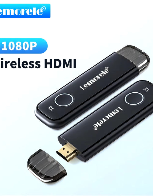 Load image into Gallery viewer, Lemorele 50M Hdmi Wireless Transmitter and Receiver Multiple to 1 Display Dongle for Camera Laptop PC to TV Monitor Projector
