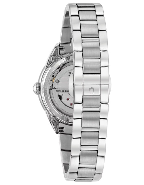 Load image into Gallery viewer, Women&#39;S Diamonds White Mother of Pearl Stainless Steel Analog Watch 96P181
