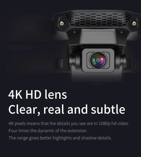 E88 Fpv Mini Drone 4K Professional Aerial Photography Long Range Folding Quadcopter with Camera Remote Control Helicopter Toys