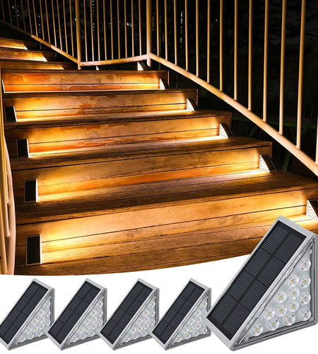 13 LED Solar Wall Light Outdoor Lamps Waterproof Outdoor Garden Decoration for Fence Street Patio Stair Garden Outdoor LED Light