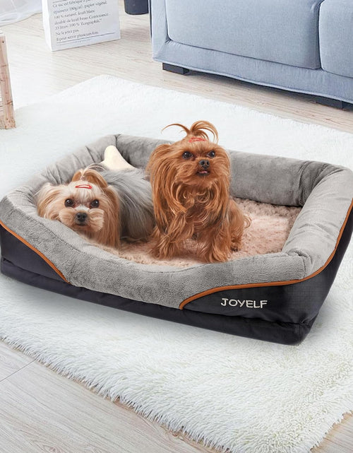 Load image into Gallery viewer, Large Memory Foam Dog Bed, Orthopedic Dog Bed &amp; Sofa with Removable Washable Cover and Squeaker Toy as Gift
