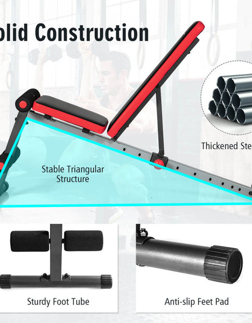 Load image into Gallery viewer, Multi-Function Weight Bench with Adjustable Backrest
