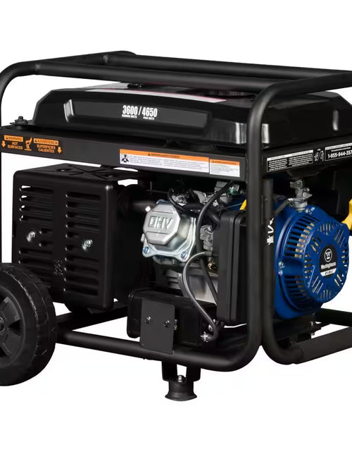 Load image into Gallery viewer, 4,650/3,600-Watt Dual Fuel Gas and Propane Powered Portable Generator with Remote Electric Start
