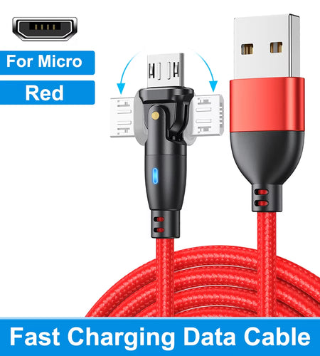 USB Type C Cable for Realme Huawei P30 3A Fast Charging Data Cord for Samsung Oneplus Poco F3 Iphone Charger Micro USB Wire