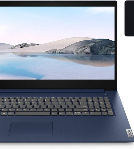 Newest Ideapad 3 Laptop, 17.3" HD+ Screen, Intel Core I5-1035G1 Processor, 8GB RAM, 128GB SSD, HDMI, Wi-Fi, Bluetooth, Windows 11 Home, Blue
