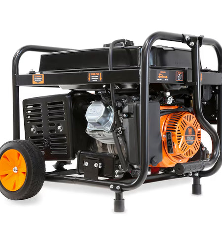 Switchable Fuel Electric Start 3800-Watt Portable Generator with CO Shutdown Sensor
