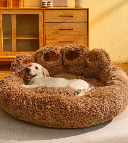 Kennel Warm Medium Large Dog Corgi Golden Retriever Bed Fleece-Lined Sofa Mattress