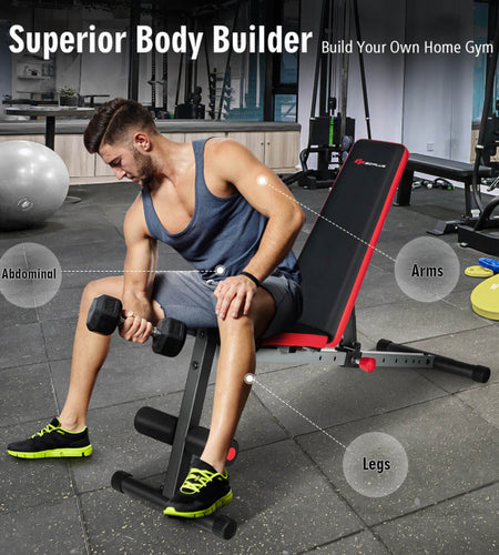 Multi-Function Weight Bench with Adjustable Backrest