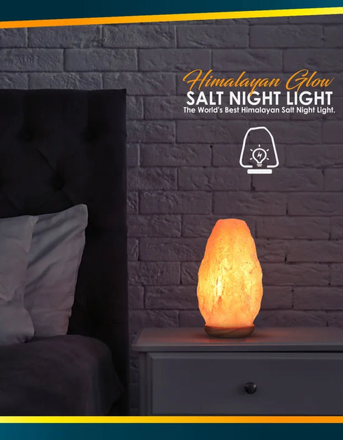 Load image into Gallery viewer, Himalayan Salt Lamp with Dimmer Switch, Handcrafted with Wooden
