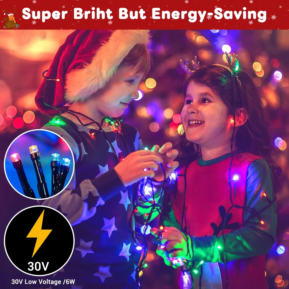 82Ft Christmas String Lights 1000LED, Plug in Christmas Tree Lights with 8 Modes & Memory, Auto Timer Waterproof Decor for Thanksgiving Christmas