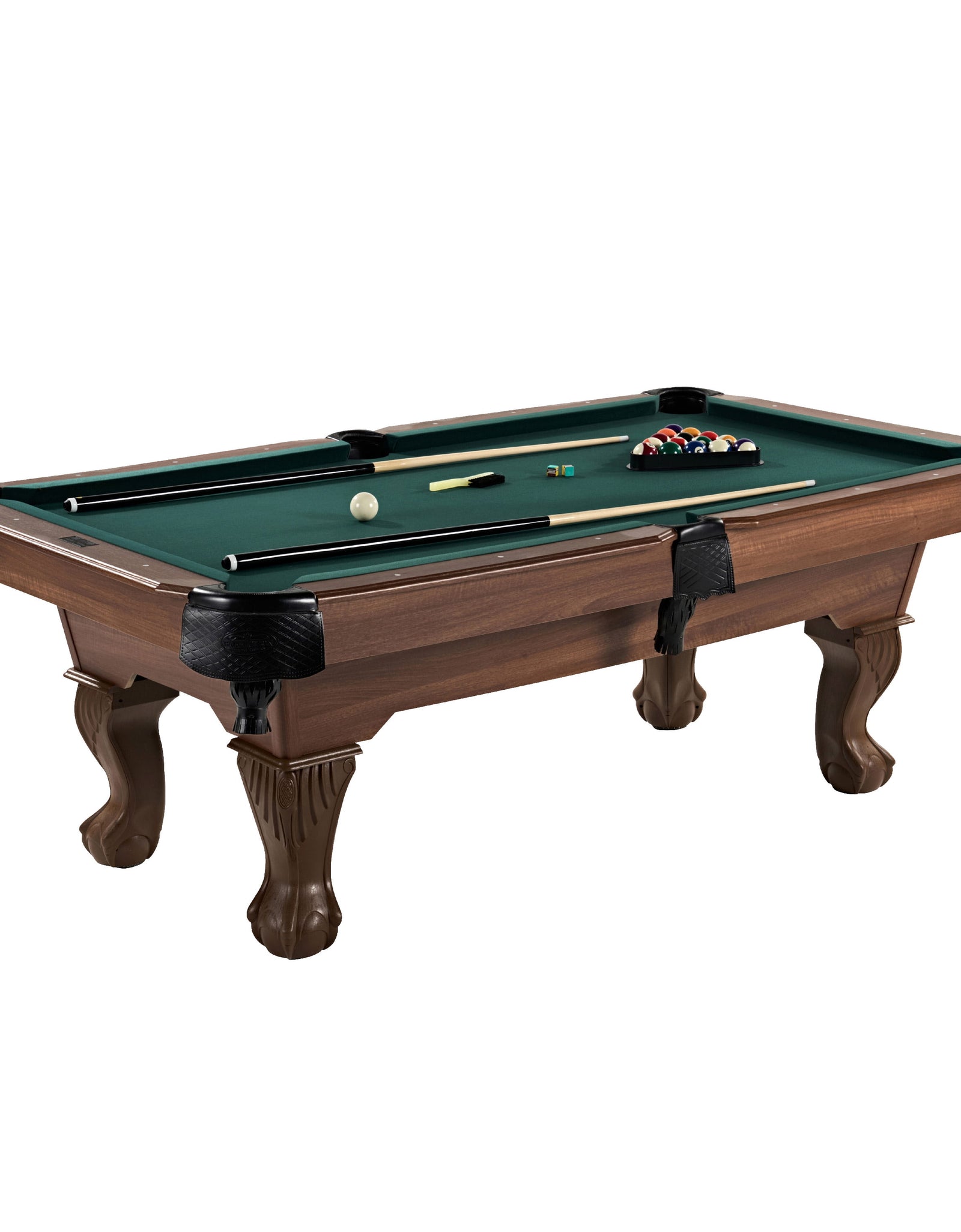 7.25 Ft Pool Table, Billiard Table, Green, by  Company