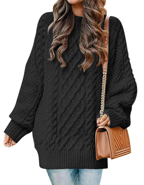 Load image into Gallery viewer, Oversized Sweaters for Women Cable Knit Chunky Pullover Sweater
