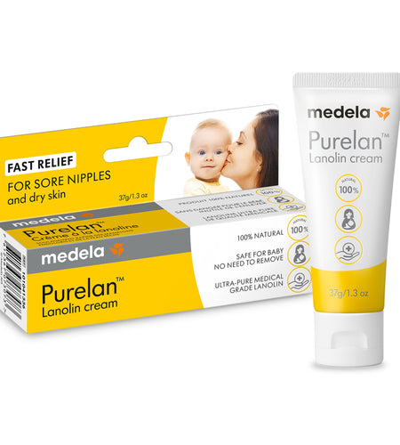 Purelan Lanolin Cream for Breastfeeding 100% All Natural Safe for Mom and Baby, 101041777, 1.3 Ounce