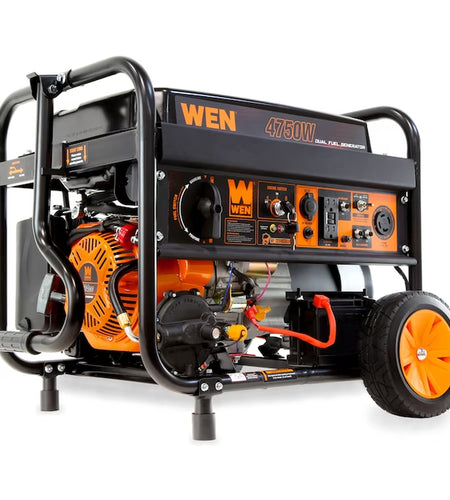 Switchable Fuel Electric Start 3800-Watt Portable Generator with CO Shutdown Sensor