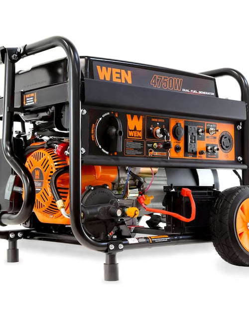 Load image into Gallery viewer, Switchable Fuel Electric Start 3800-Watt Portable Generator with CO Shutdown Sensor
