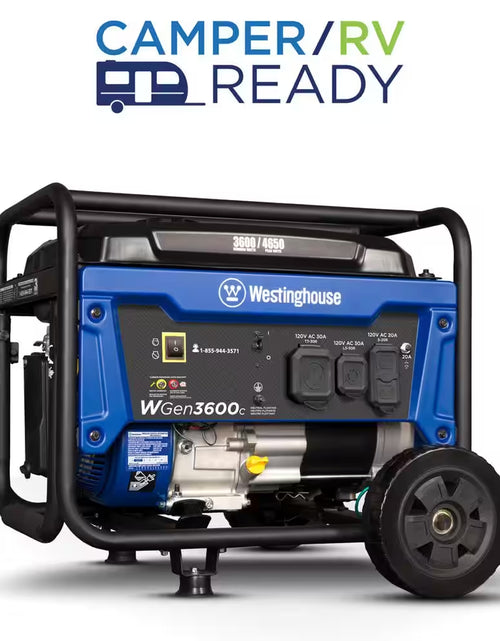 Load image into Gallery viewer, 4,650/3,600-Watt Dual Fuel Gas and Propane Powered Portable Generator with Remote Electric Start
