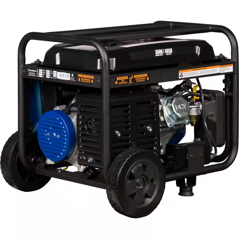 4,650/3,600-Watt Dual Fuel Gas and Propane Powered Portable Generator with Remote Electric Start