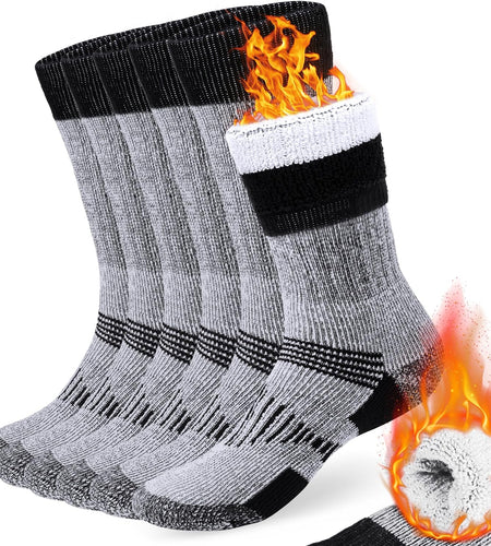 Merino Wool Socks for Men and Women Warm Thermal Boot Hiking Socks 3 Pairs