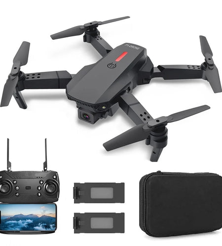 E88 Fpv Mini Drone 4K Professional Aerial Photography Long Range Folding Quadcopter with Camera Remote Control Helicopter Toys