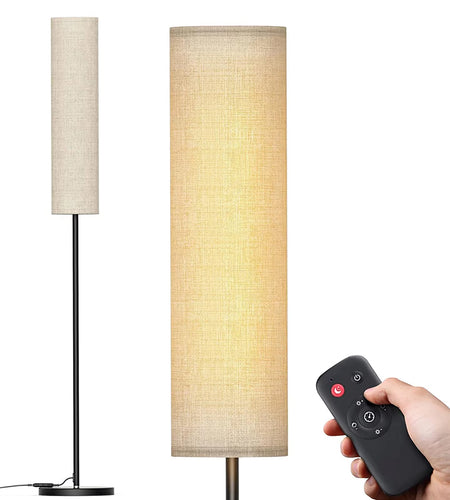 126Leds Floor Lamp 12W 800Lumens with Magnetic Remote Controller 2800K-7000K Adjustable Color Temperature 1H/2H/3H Timing