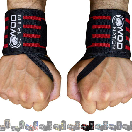 Wrist Wraps Weightlifting for Men & Women - Weight Lifting Wrist Wrap Set of 2 Forcrossfit and Cross Training (12" or 18") + Includes Carrying Bag