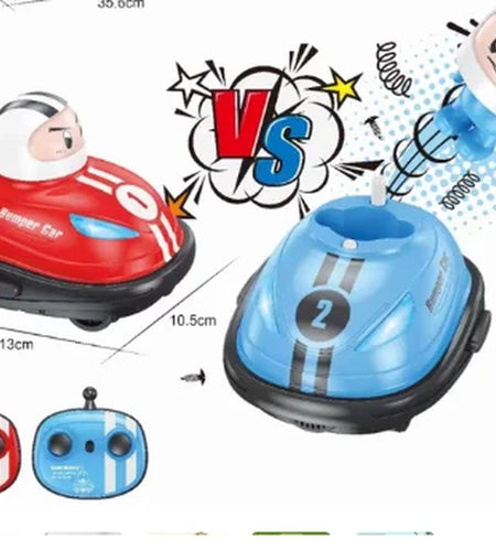 RC Toy 2.4G Super Battle Bumper Car Pop-Up Doll Crash Bounce Ejection Light Children'S Remote Control Toys Gift for Parenting