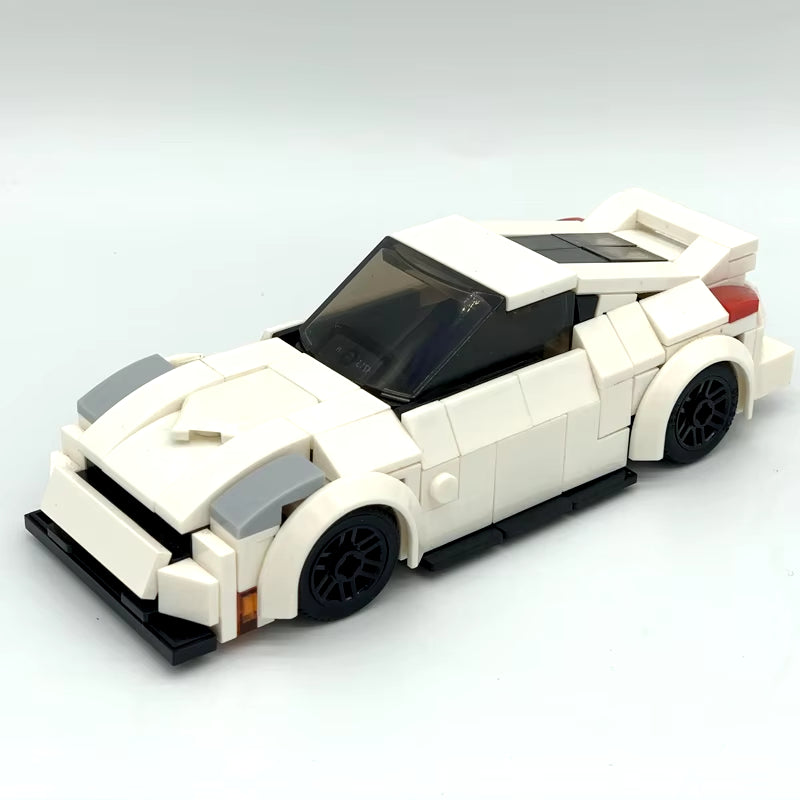 206Pcs 350Z Moc Speed Champions Racer Cars City Sports Vehicle Building Blocks Creative Garage Toys for Boys