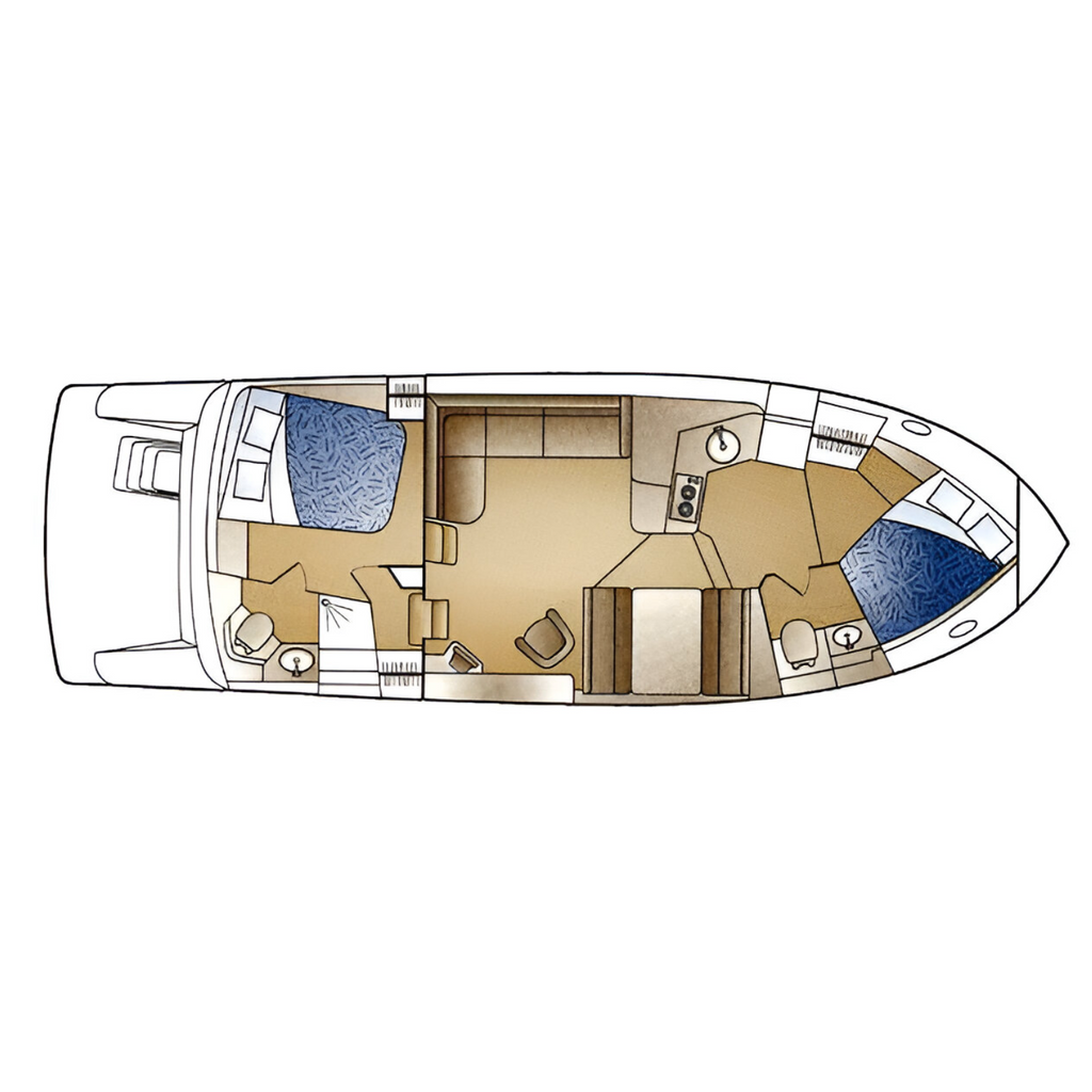 2000 Carver 356 Aft Cabin Motor Yacht| 41'